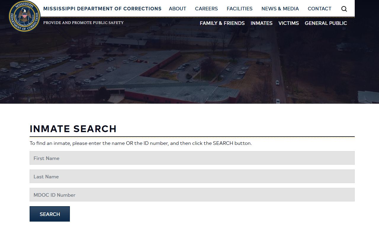 Benton County inmate records MDOC inmate search form